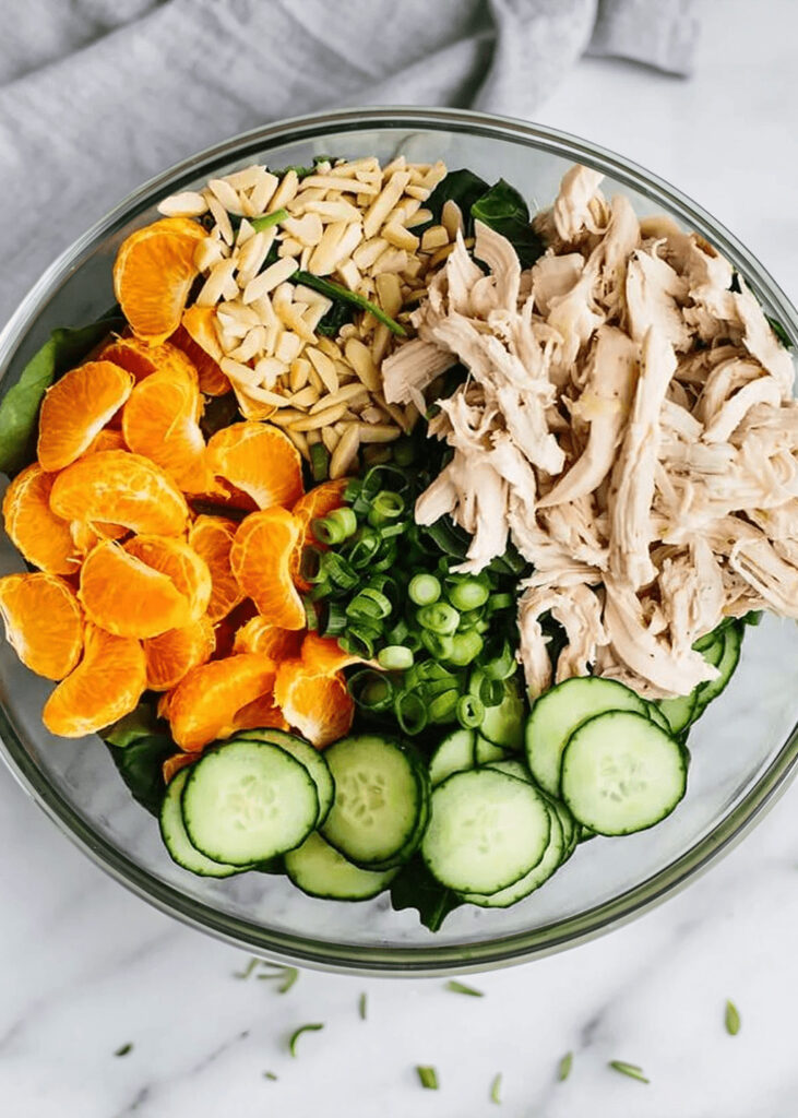 How to Make Mandarin Chicken Saladd