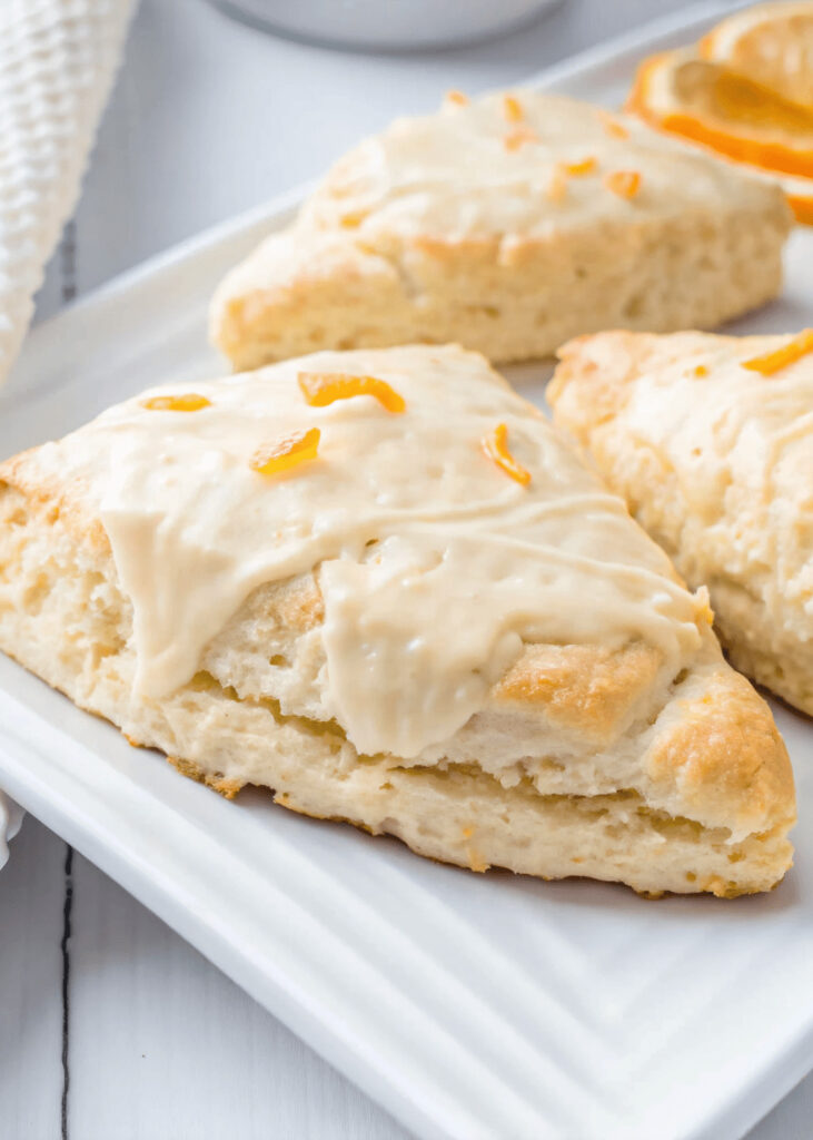 Orange Cream Scones