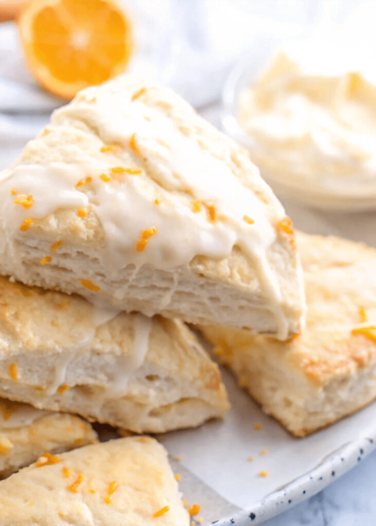 Orange Cream Scones
