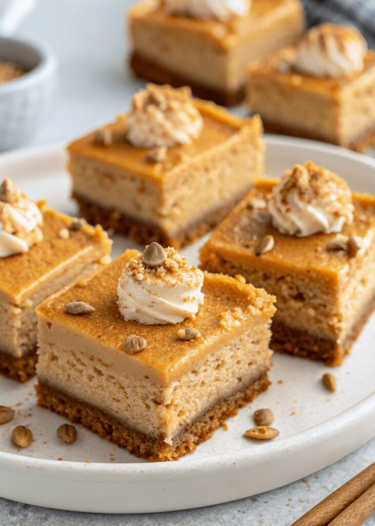 Pumpkin Cheesecake Bars