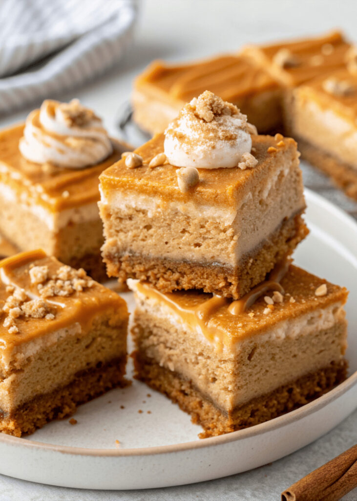 Pumpkin Cheesecake Bars