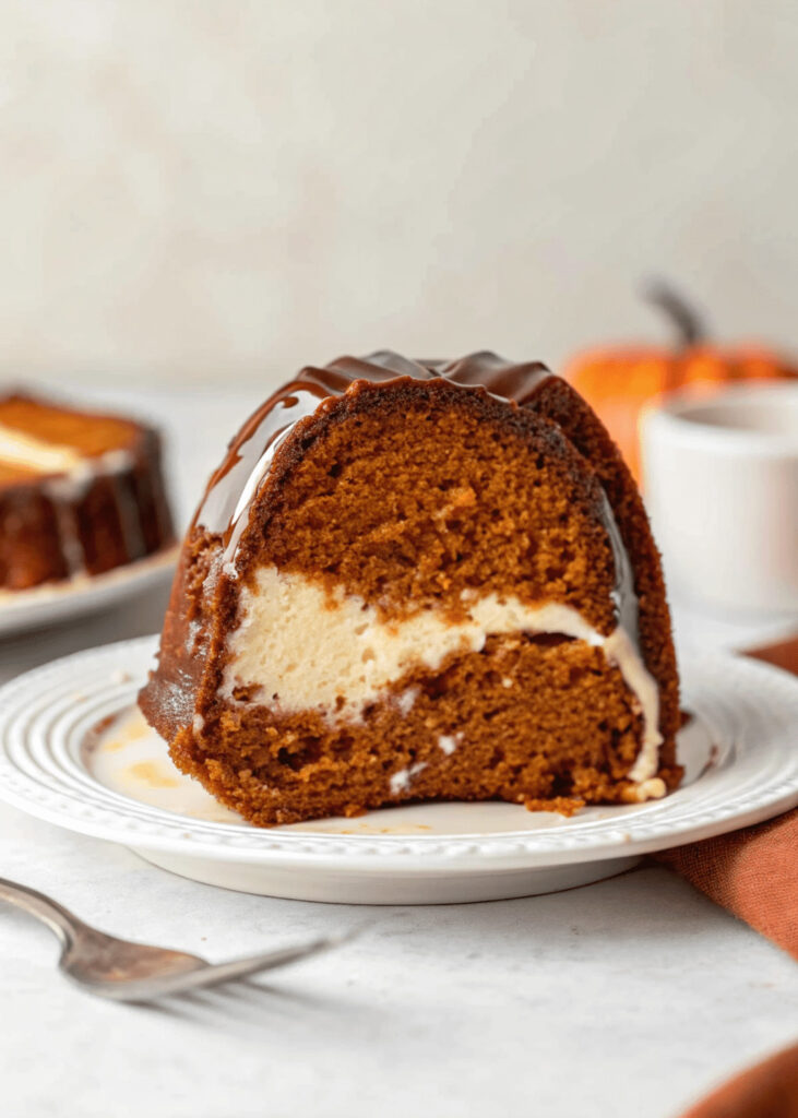Pumpkin Cream Cheese Bundt Cake