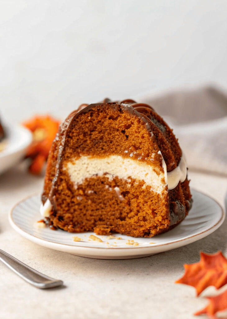 Pumpkin Cream Cheese Bundt Cake