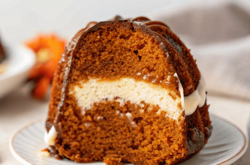 Pumpkin Cream Cheese Bundt Cake