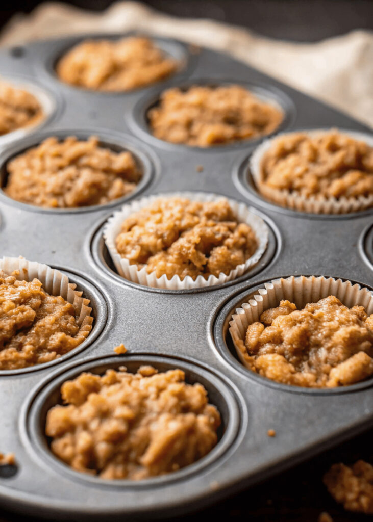 Make Pumpkin Crumb Cake Muffins