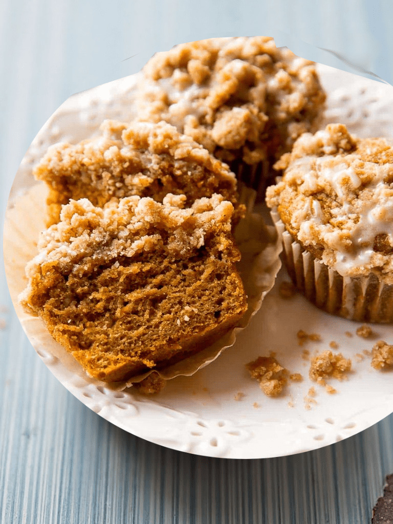 Pumpkin Crumb Cake Muffins