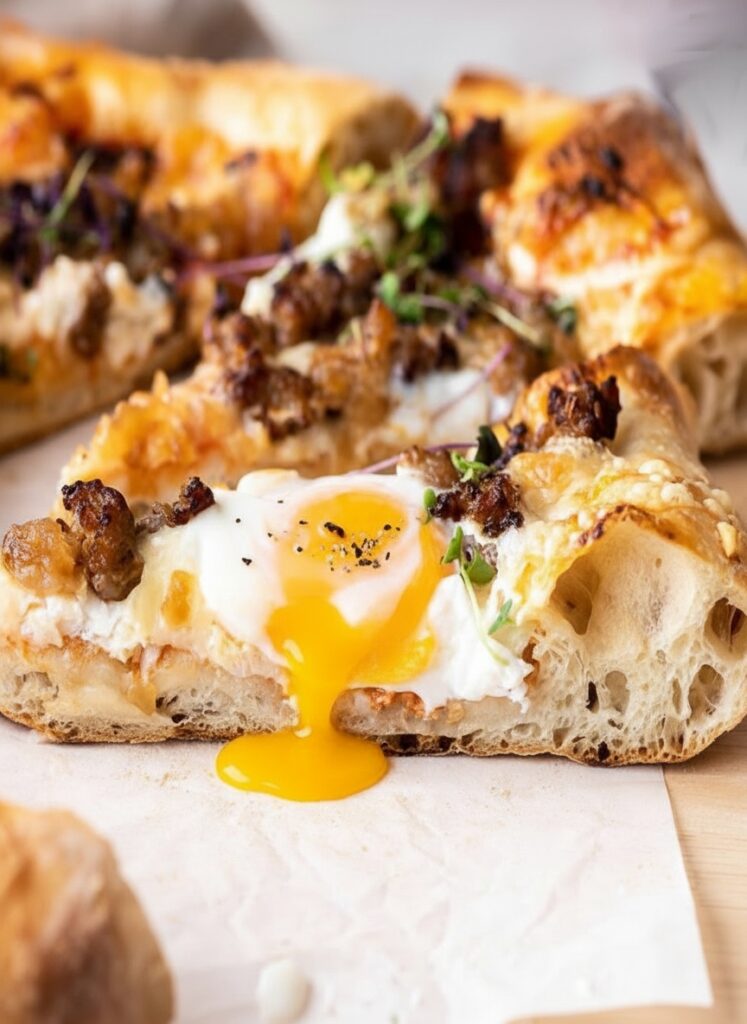 Sausage Breakfast Pizza
