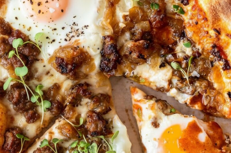 Sausage Breakfast Pizza