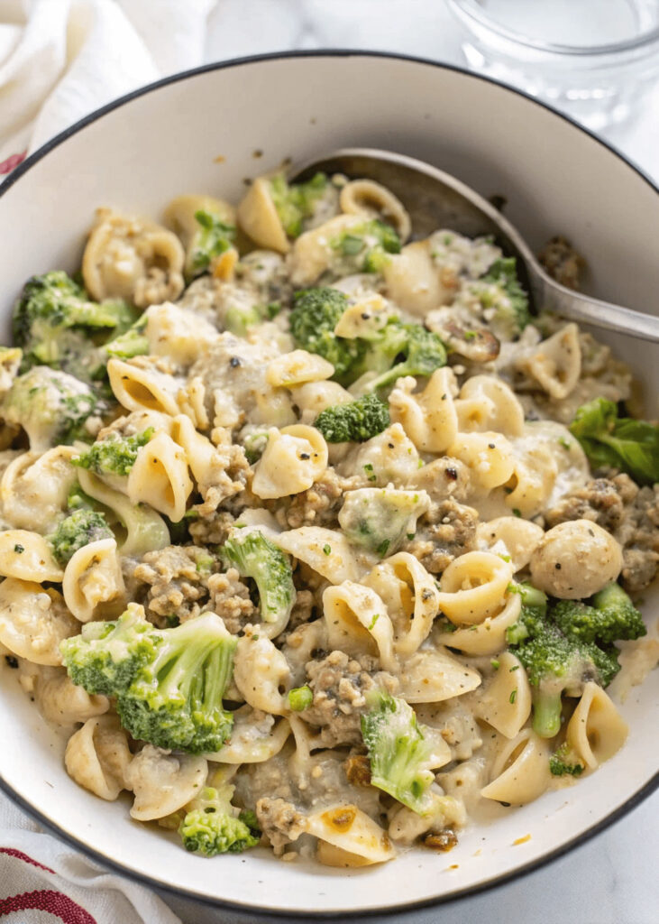 Make Sausage and Broccoli Pasta
