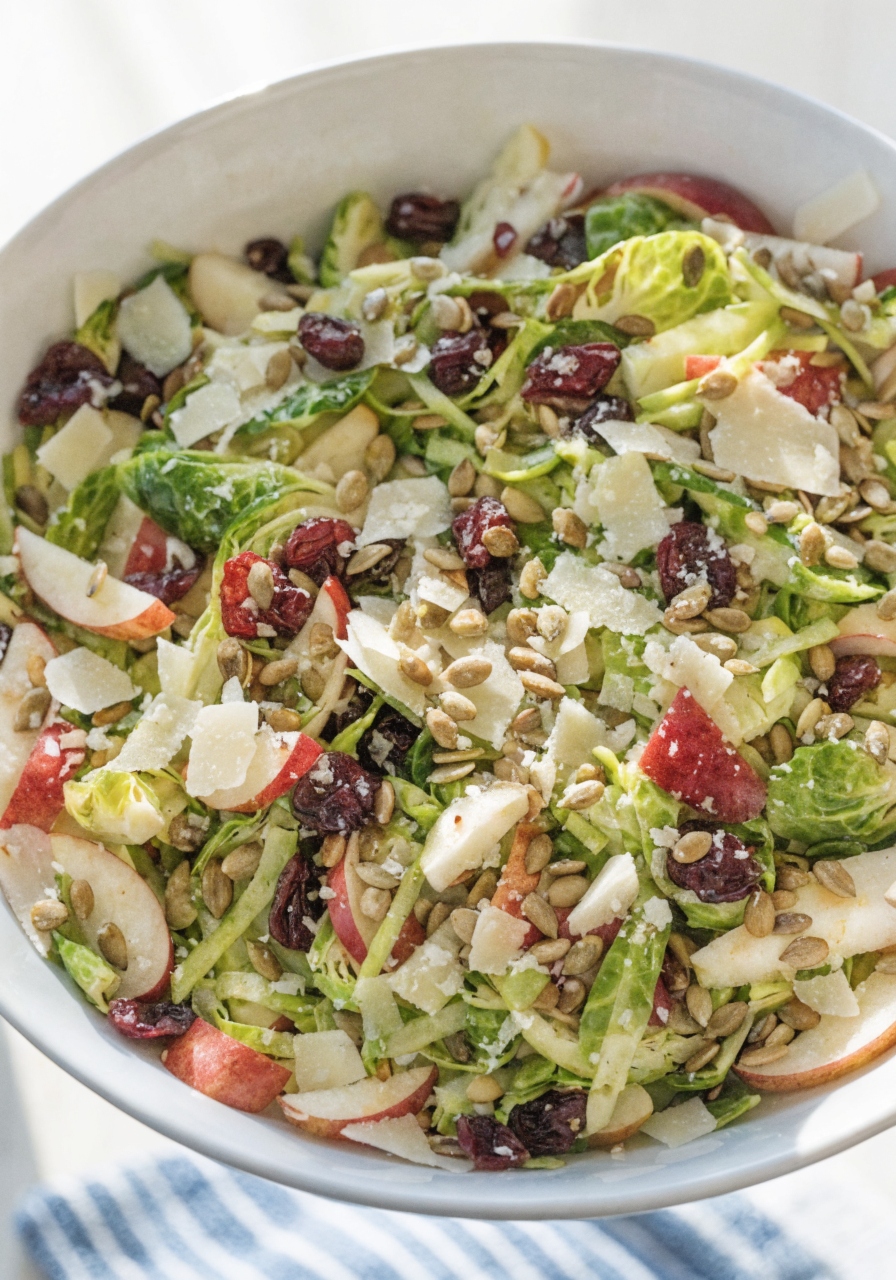 Shaved Brussels Sprout Salad