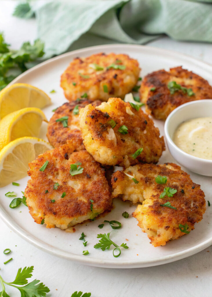 Shrimp Cakes with Lemon Aioli