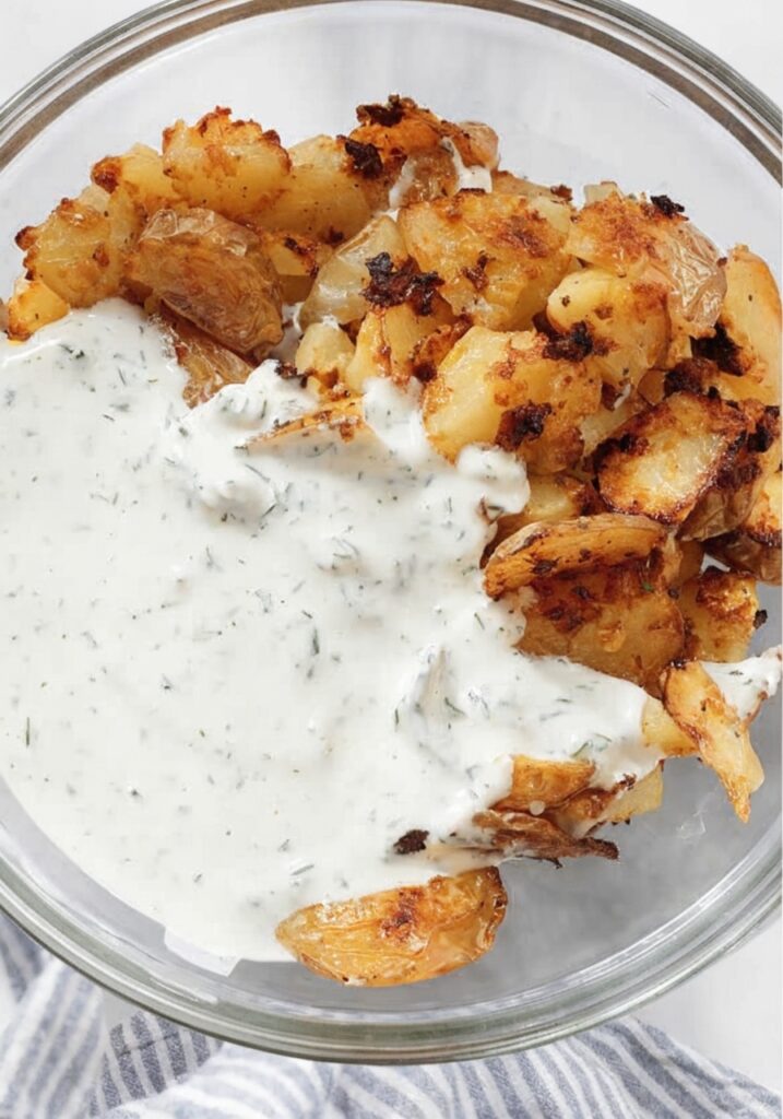 Smashed Potato Salad