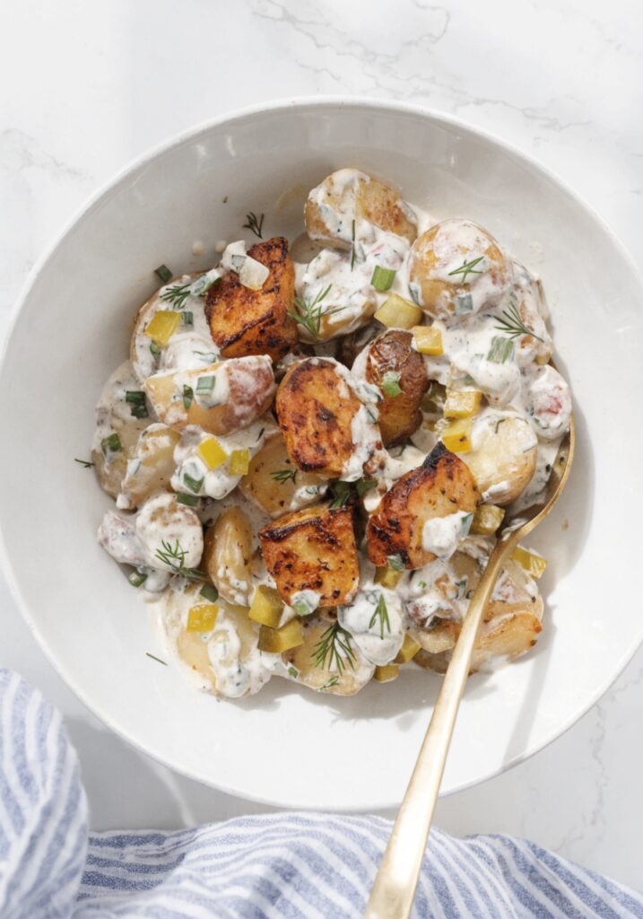 Smashed Potato Salad