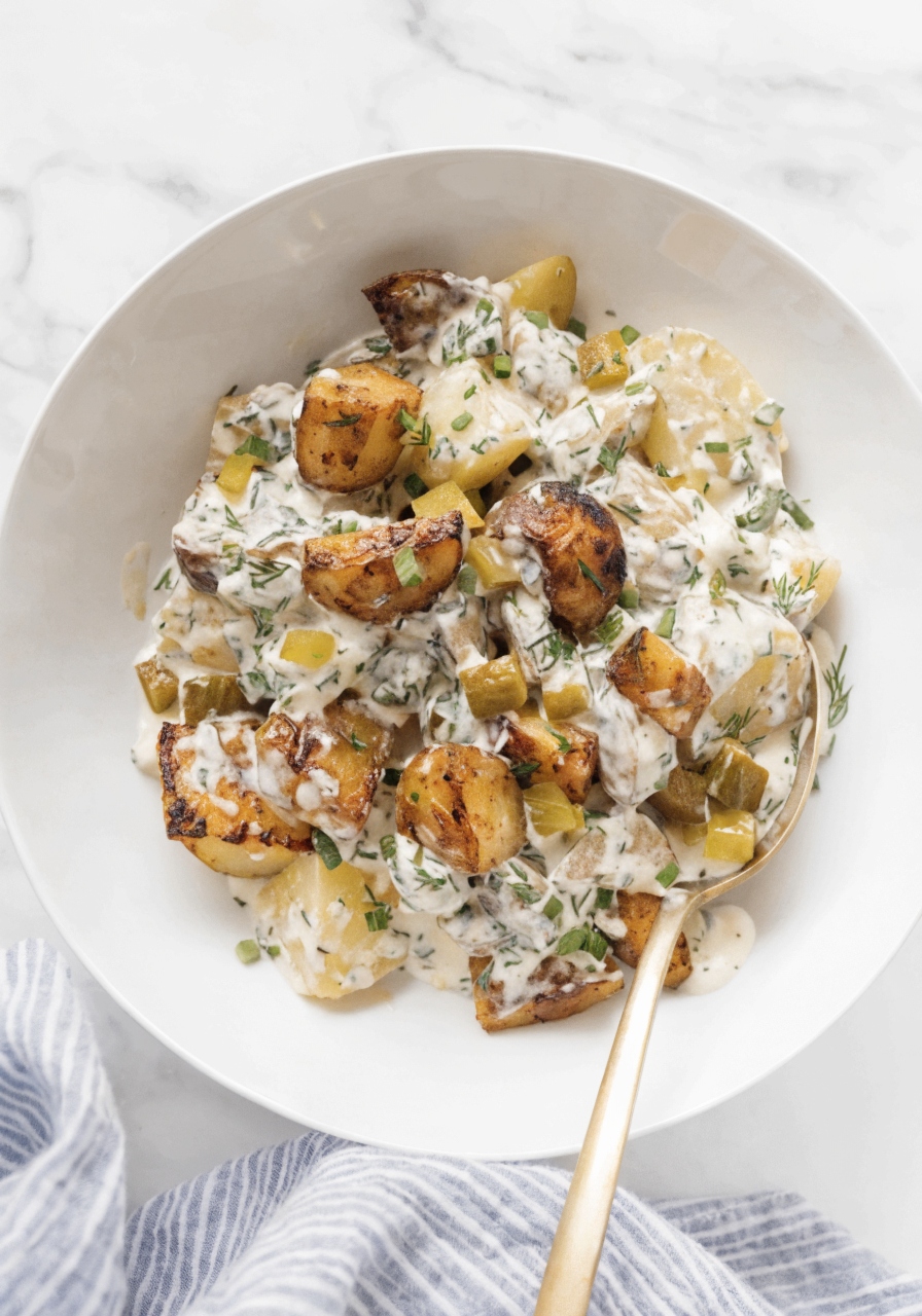 Smashed Potato Salad