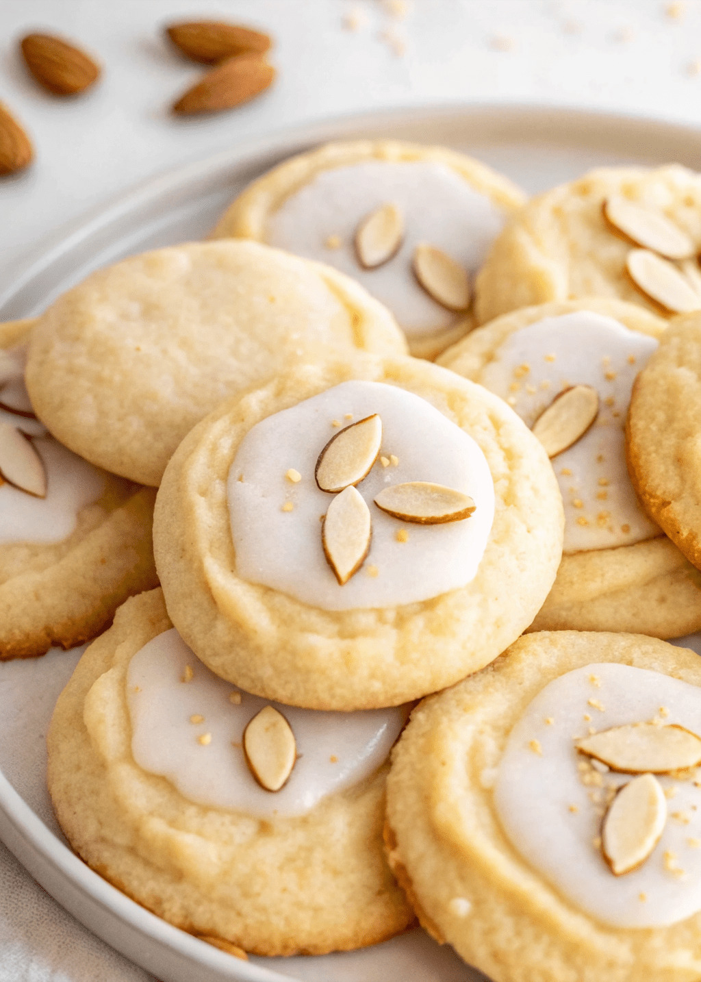 Soft Almond Sugar Cookies