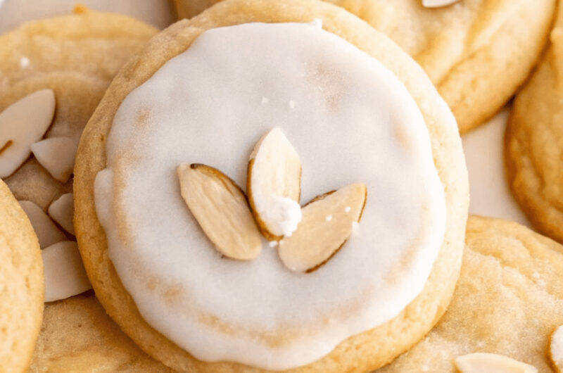 Soft Almond Sugar Cookies