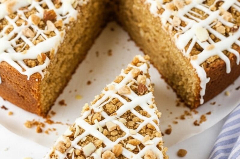 Toffee Almond Coffee Cake