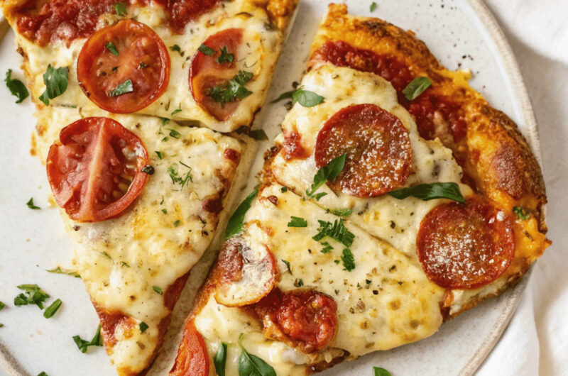 Zucchini Crust Pizza