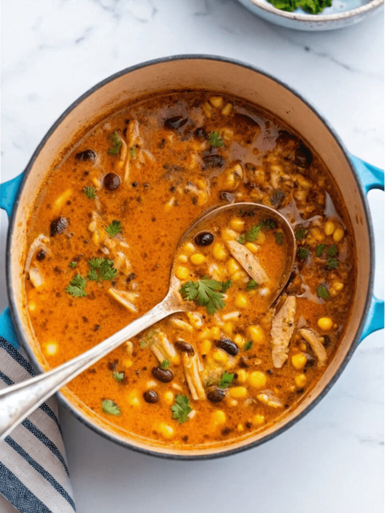 How to Make Chicken Taco Soup