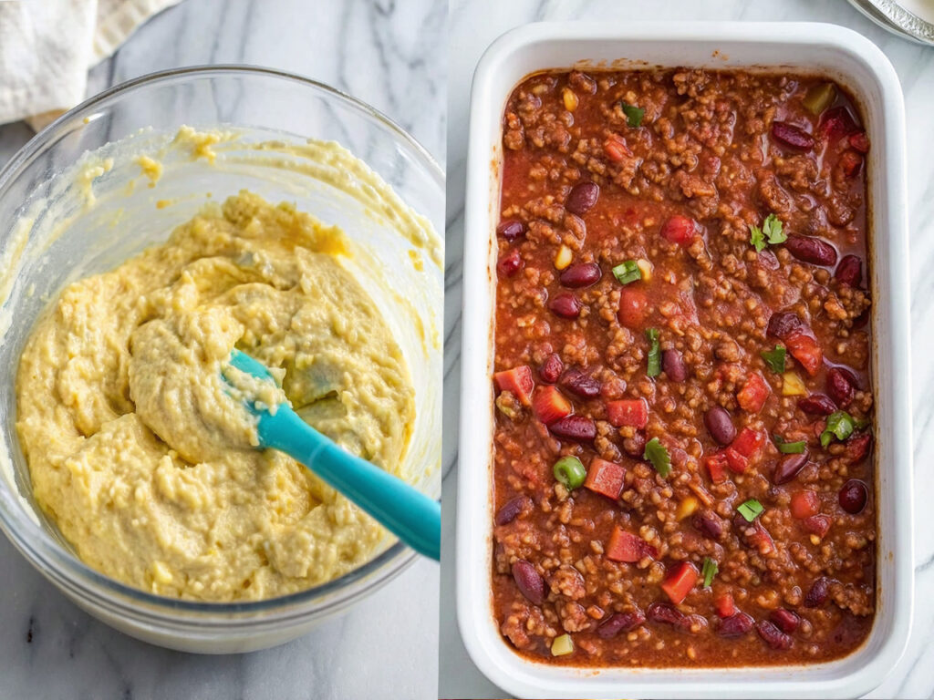How to Make Chili Cornbread Casserole