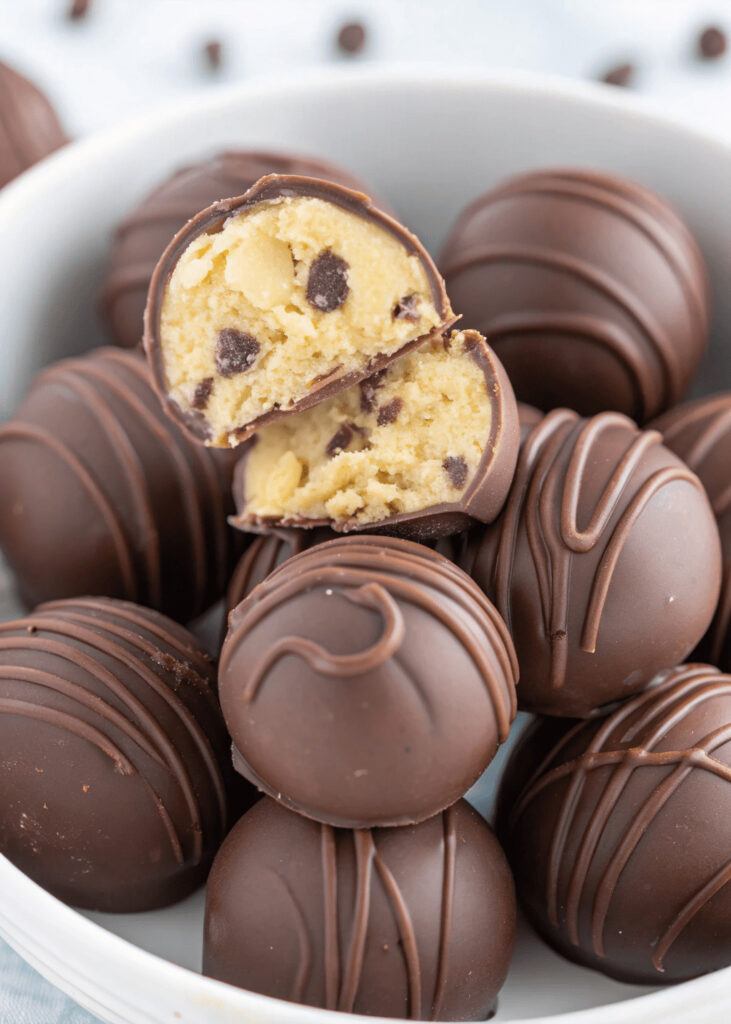 Chocolate Chip Cookie Dough Truffles