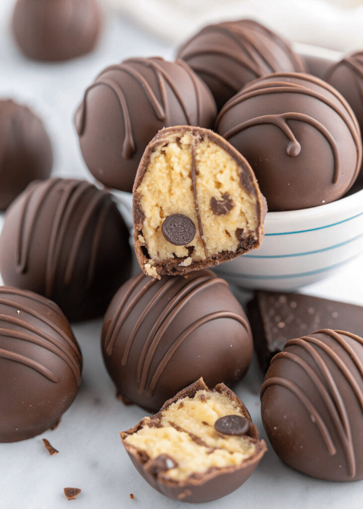 Chocolate Chip Cookie Dough Truffles