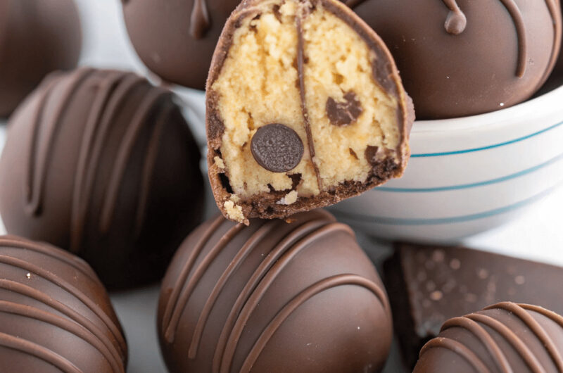 Chocolate Chip Cookie Dough Truffles