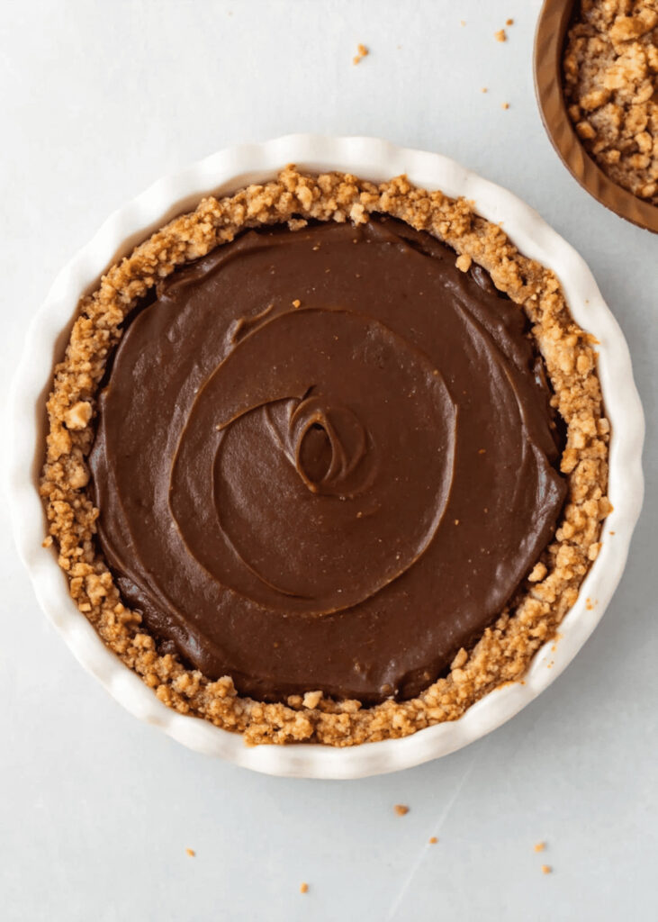 How to Make Chocolate Pudding Pretzel Pie