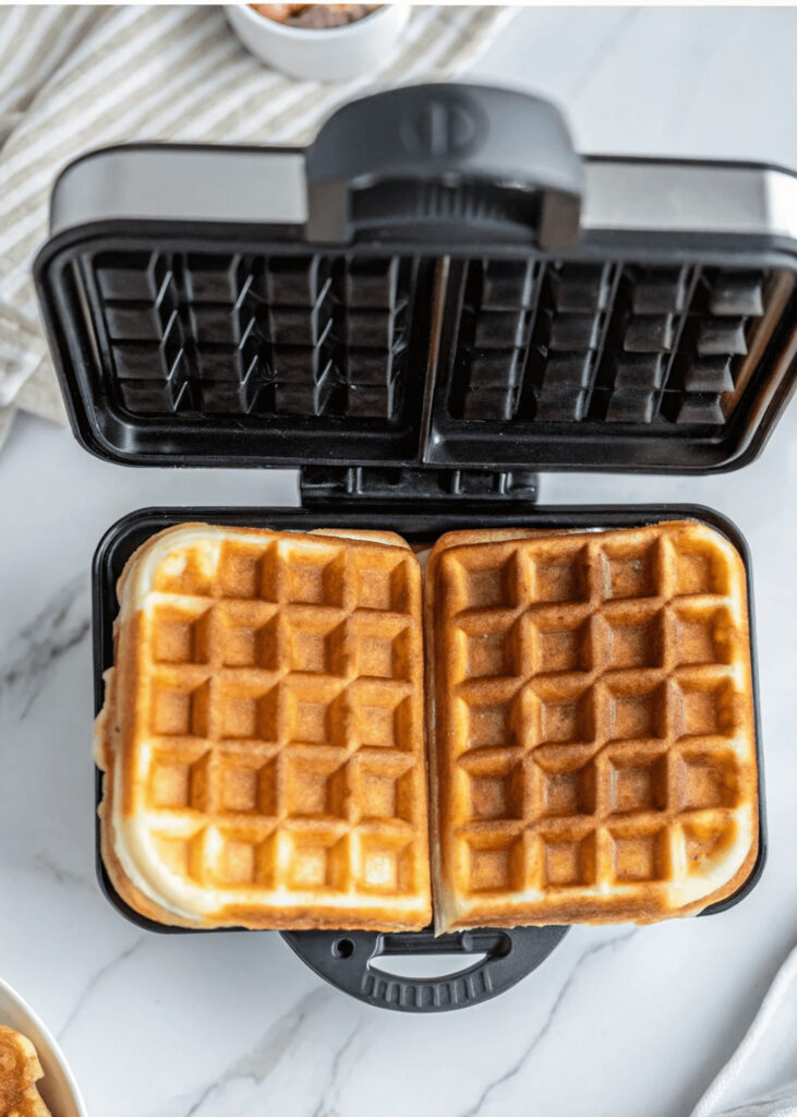 How to Make Cinnamon Roll Waffles