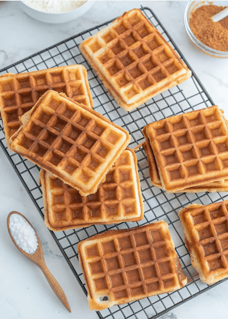 Cinnamon Roll Waffles