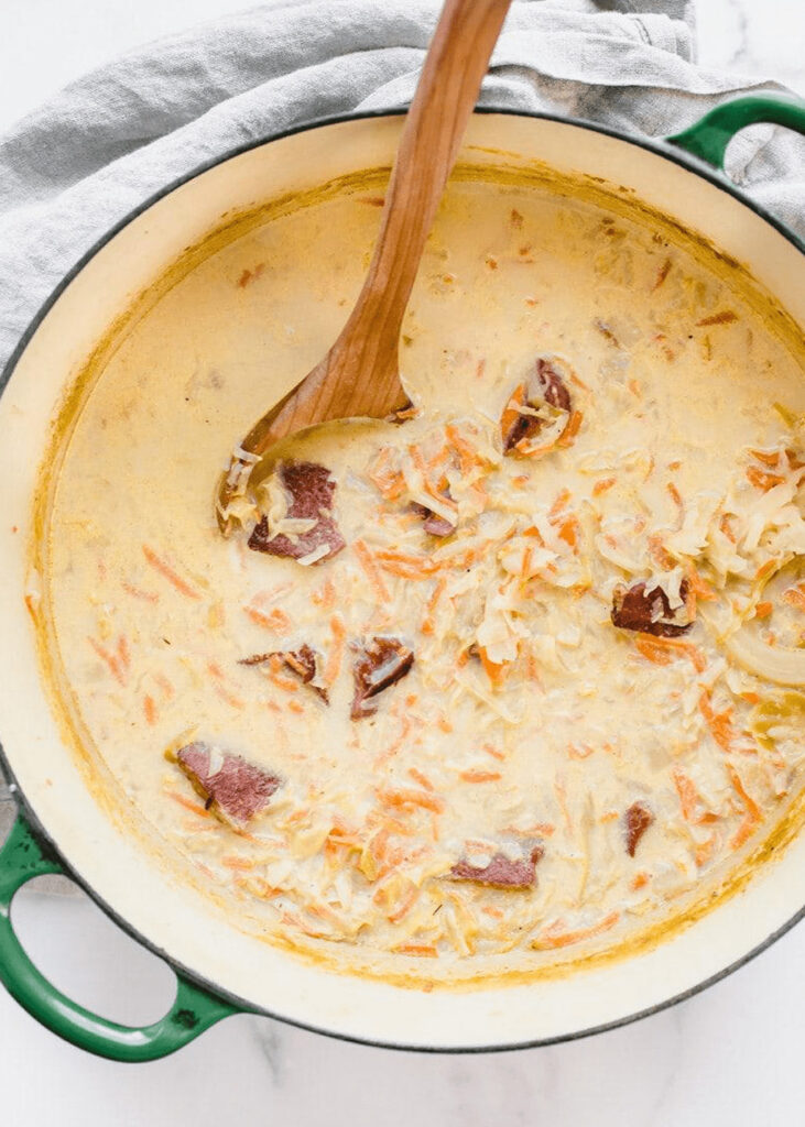 Corned Beef and Cabbage Soup