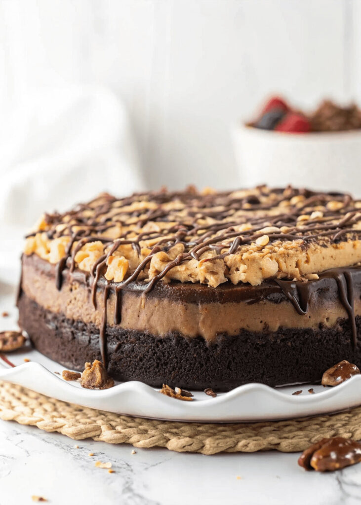 German Chocolate Cheesecake