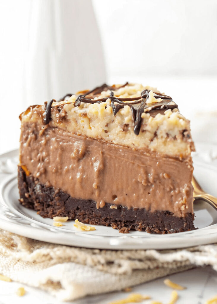 German Chocolate Cheesecake