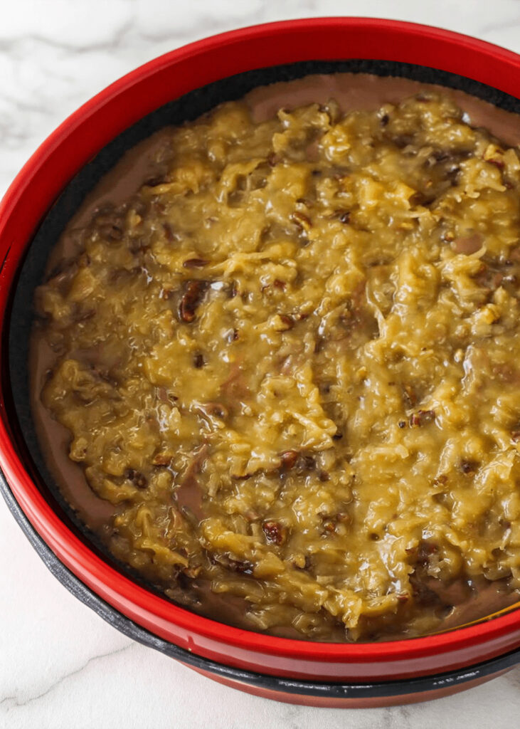 How to Make German Chocolate Cheesecake