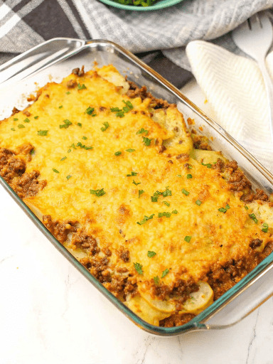 Ground Beef and Potato Casserole