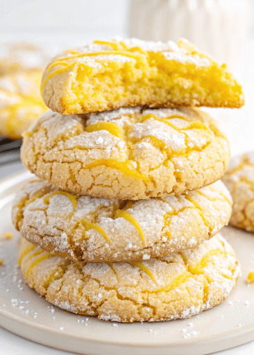 Lemon Cake Mix Cookies