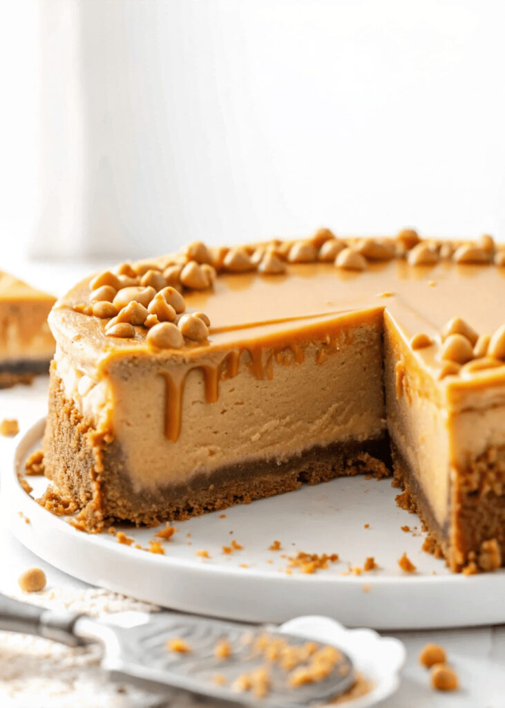 Loaded Butterscotch Cheesecake