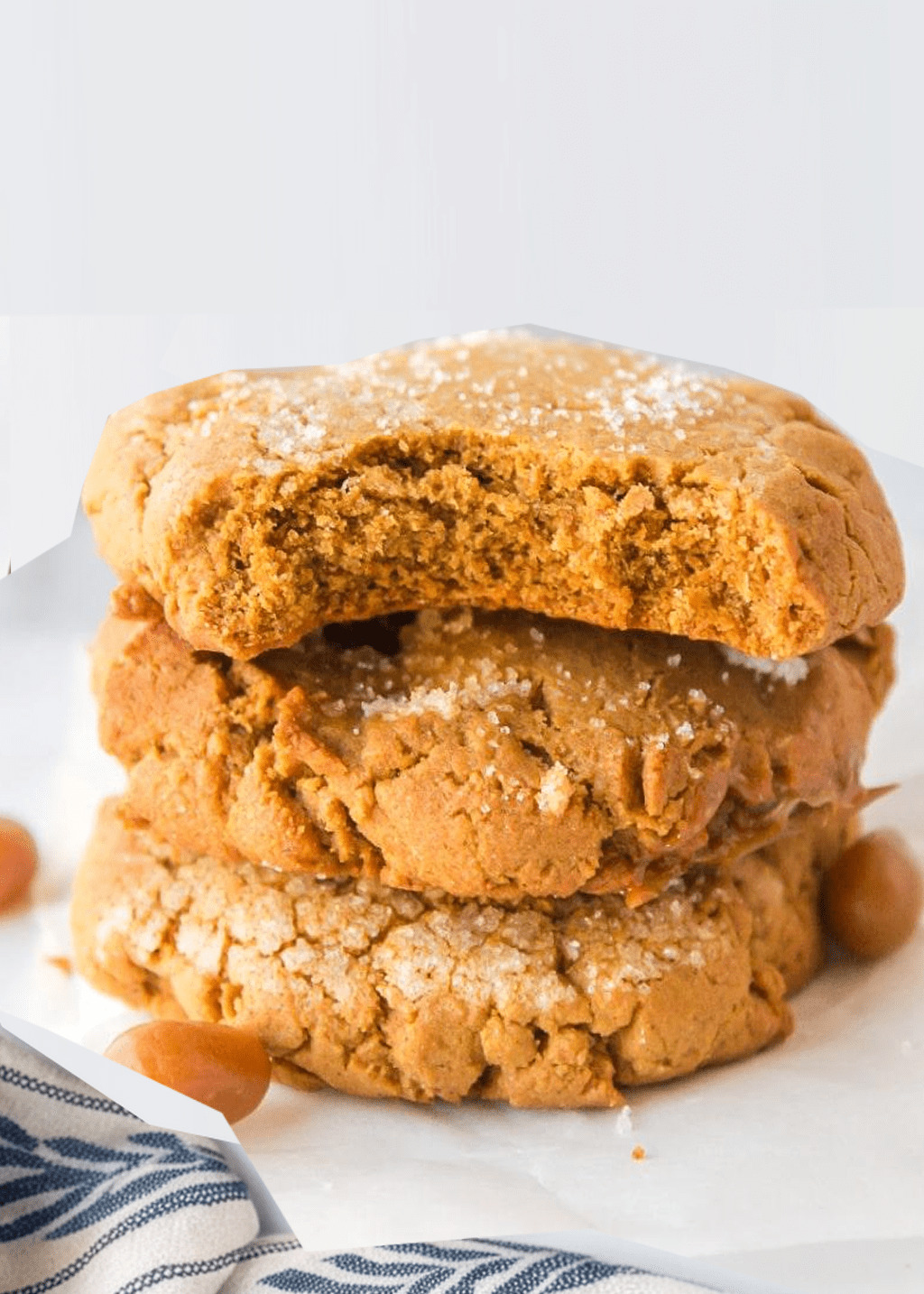 Molasses Cookies with Sugar Babies