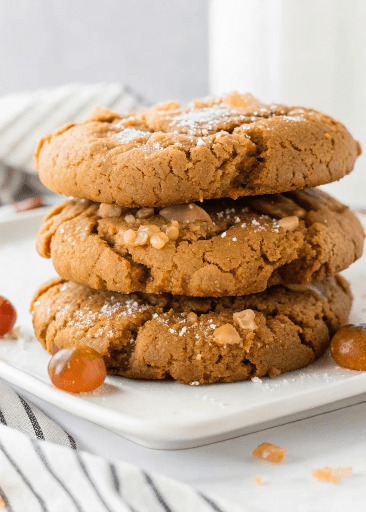 Molasses Cookies with Sugar Babies