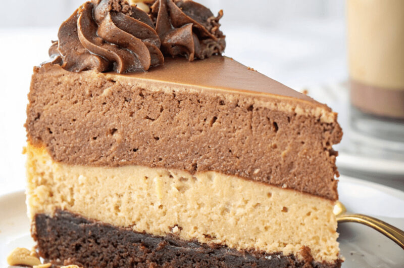Peanut Butter Chocolate Mousse Cake