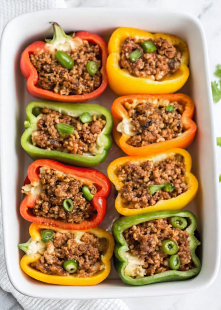 How to Make Philly Cheesesteak Stuffed Peppers