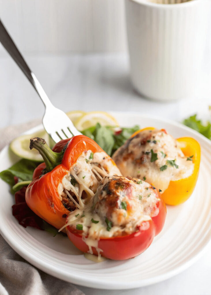 Philly Cheesesteak Stuffed Peppers