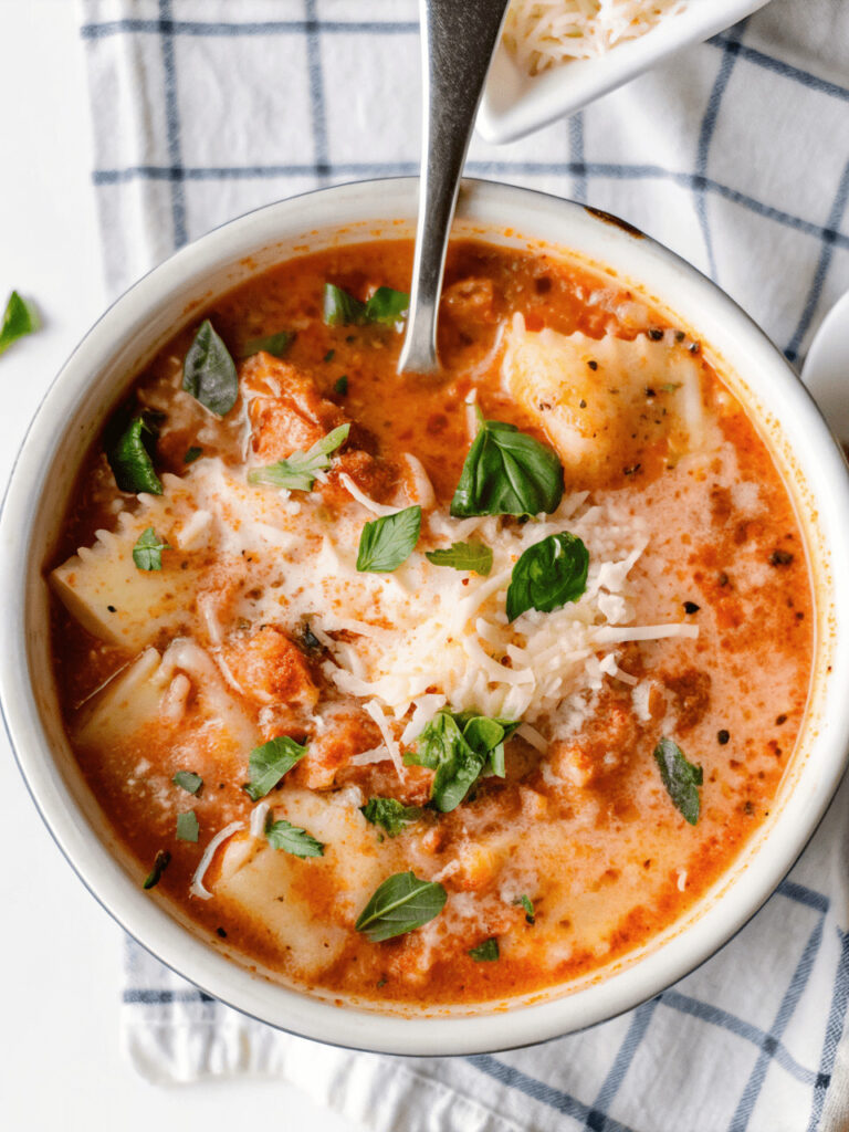 Ravioli Soup