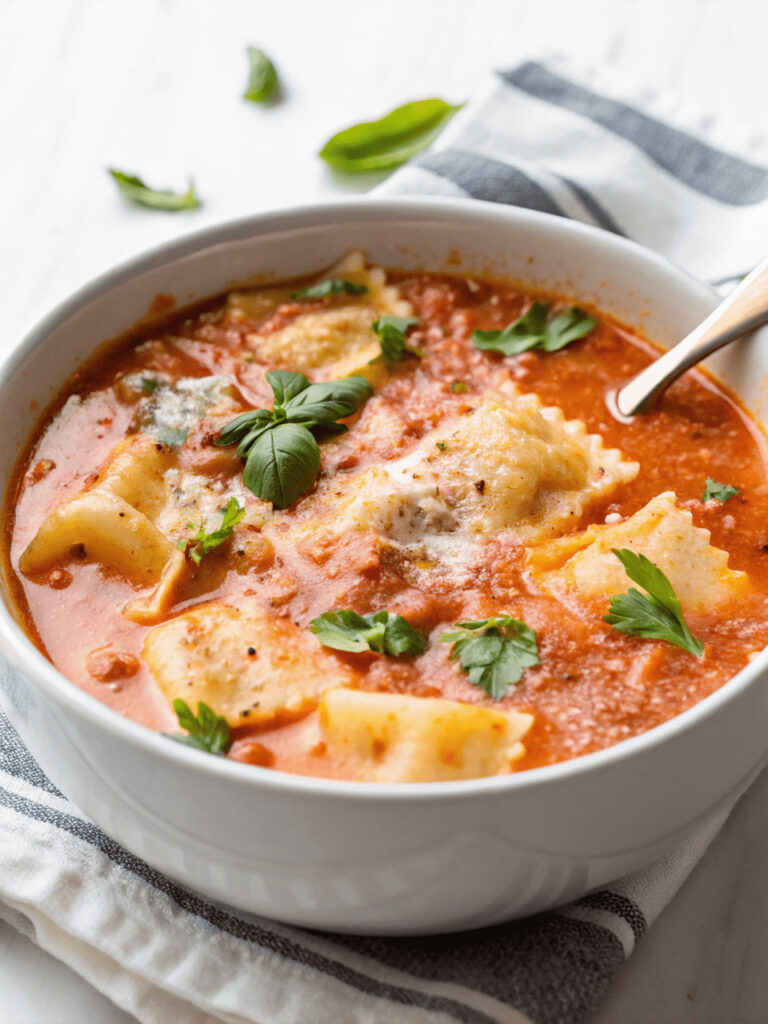 Ravioli Soup