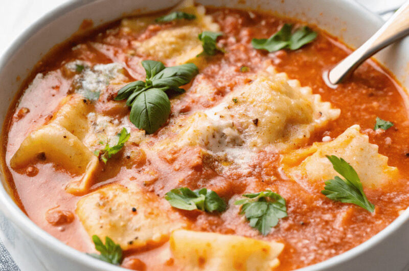 Ravioli Soup