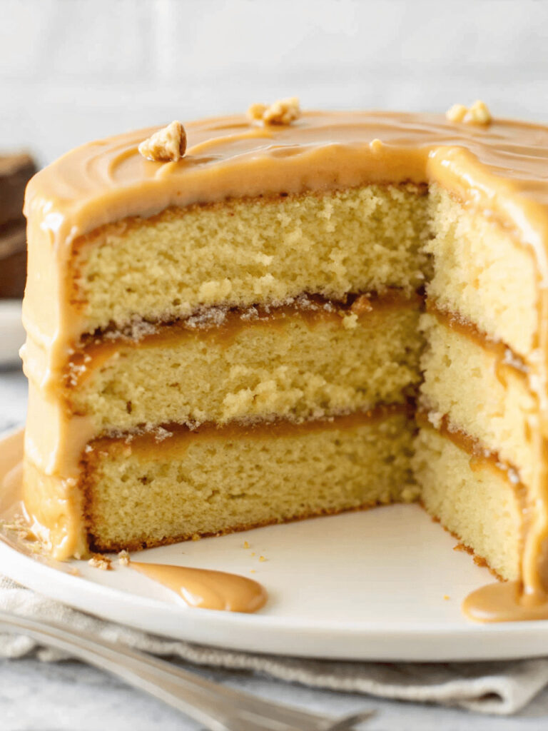Real Deal Caramel Cake