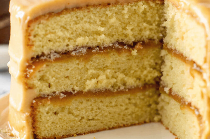 Real Deal Caramel Cake