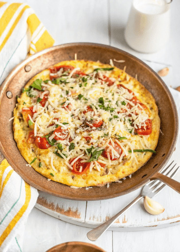 How to Make Squash and Tomato Oven Frittata