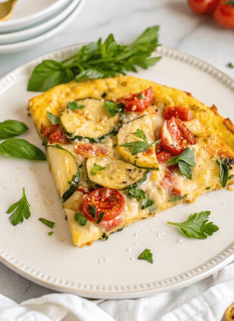 Squash and Tomato Oven Frittata