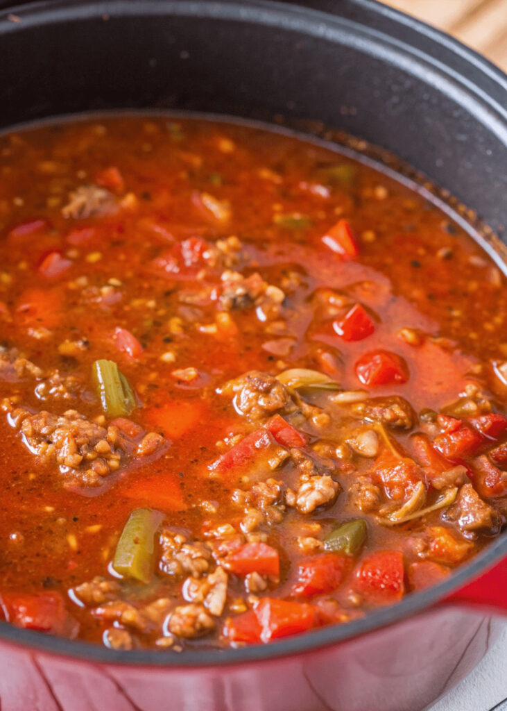 How to Make Stuffed Pepper Soup